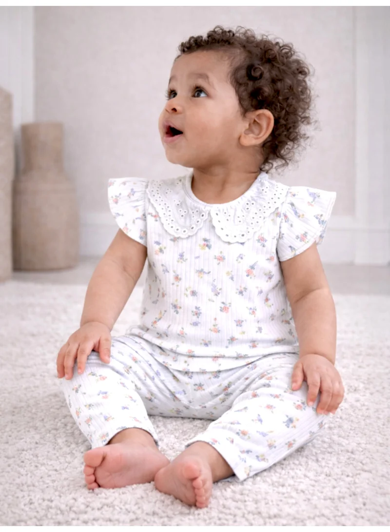 Victor And Jane  Infant Girls 2-Pack  T-Shirts & 2-Pack Leggings Set for Women | Best Price UAE